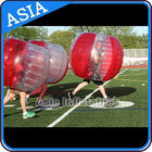 100% PVC Inflatable Bumper Ball ,  Half Red Bubble Soccer , Loopy Balls , Soccer Bubble Balls