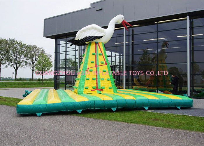 Funny Inflatable Sports Games Kids Rock Climbing Wall For Outdoor Entertainment