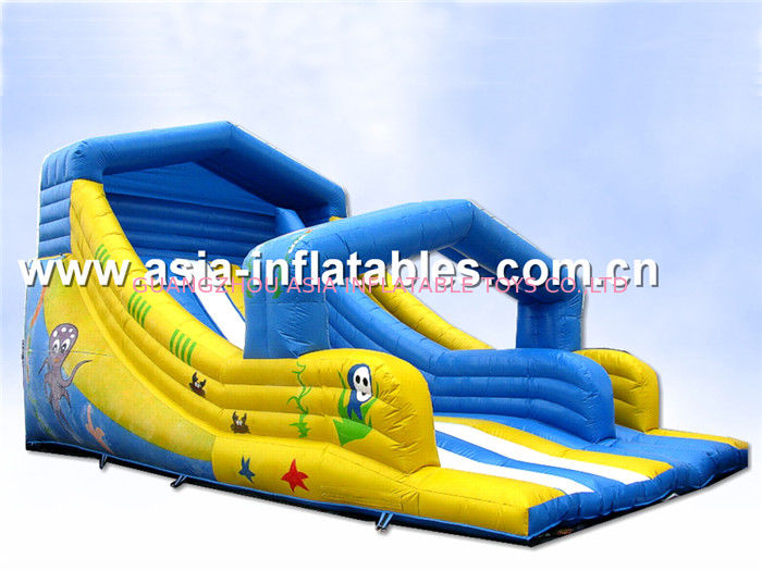 Inflatable Water Slide For Swimming Pool Games In Summer